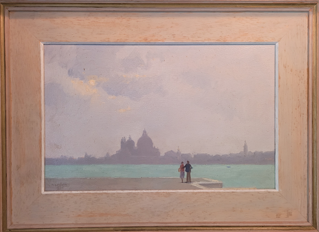 Santa Maria della Salute from San Giorgio signed Gerald Norden 1981