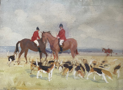 Sketch for the Bedale Hunt- Donald Wood