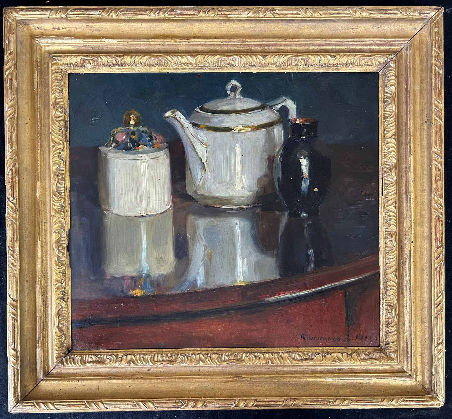 Still Life by Reinhard W. Heinemann 1895-1967