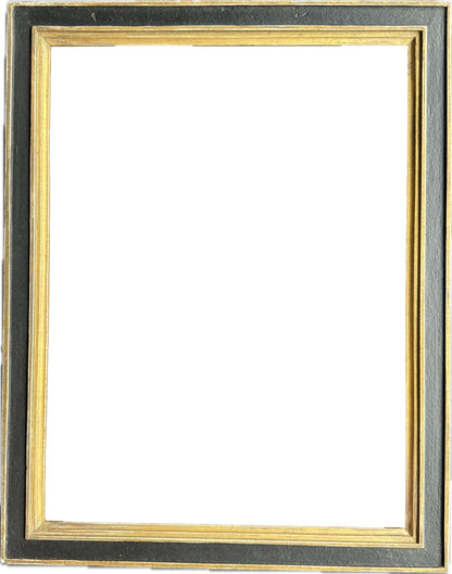 20th century English black and gilt frame