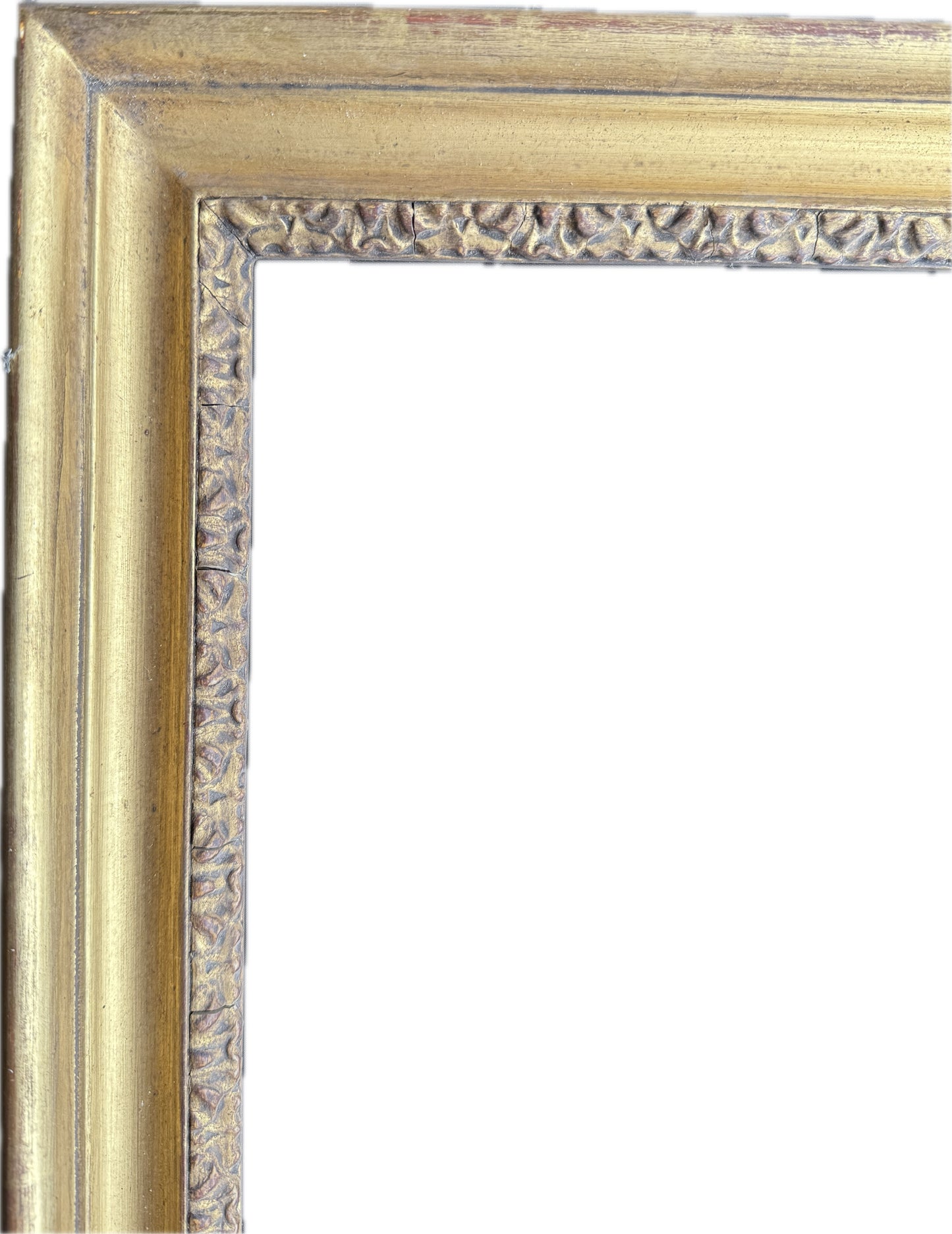 English carved and gilt frame in the Georgian style