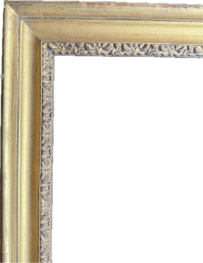English carved and gilt frame in the Georgian style