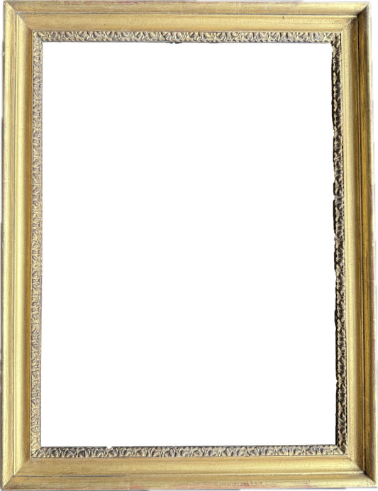 English carved and gilt frame in the Georgian style