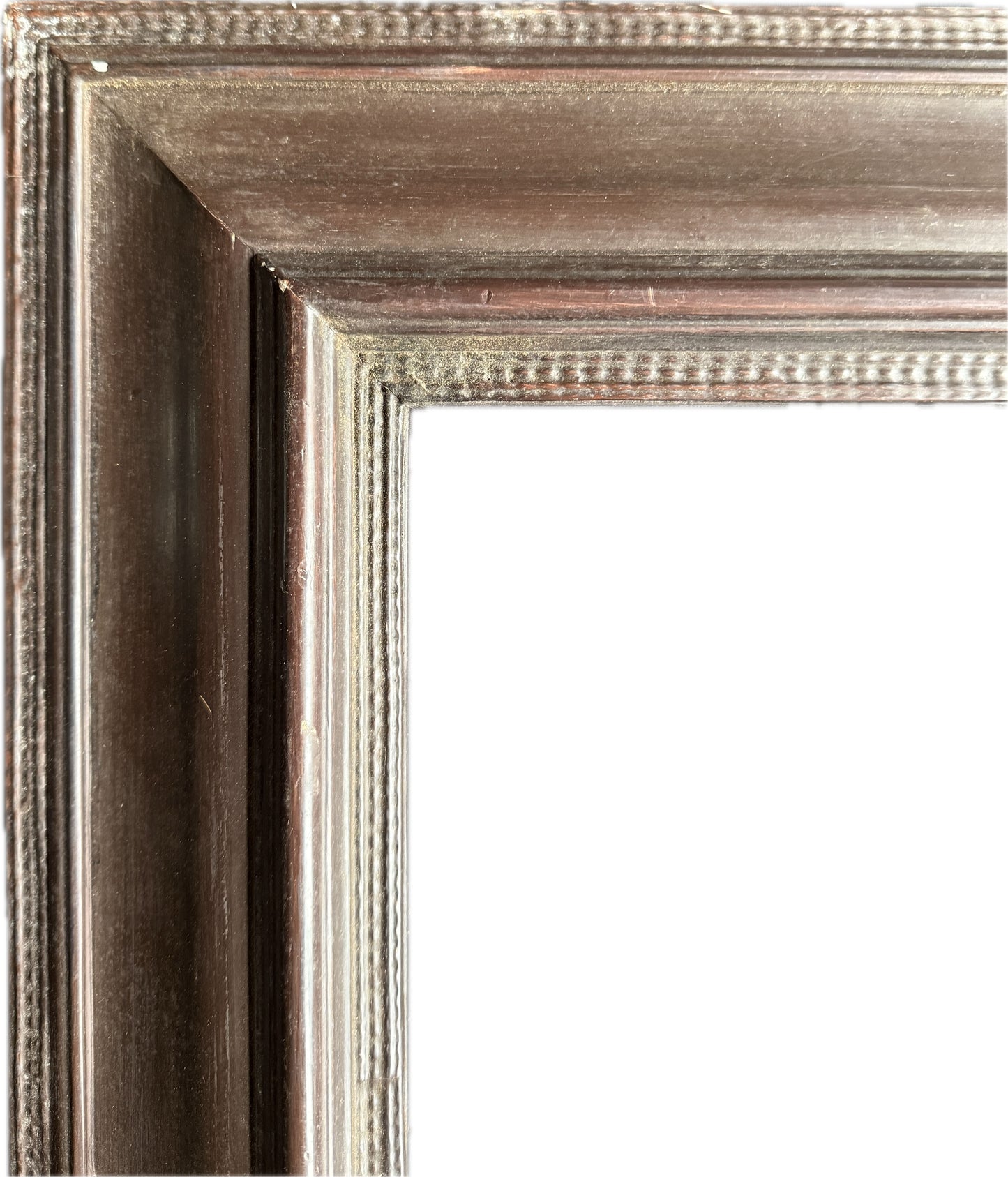 19th century painted frame with ripple pattern