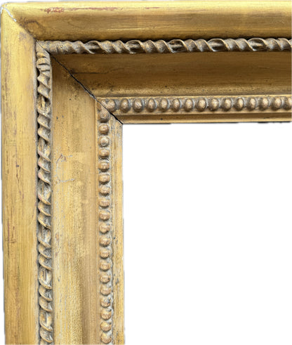 English 18th century carved and gilt frame
