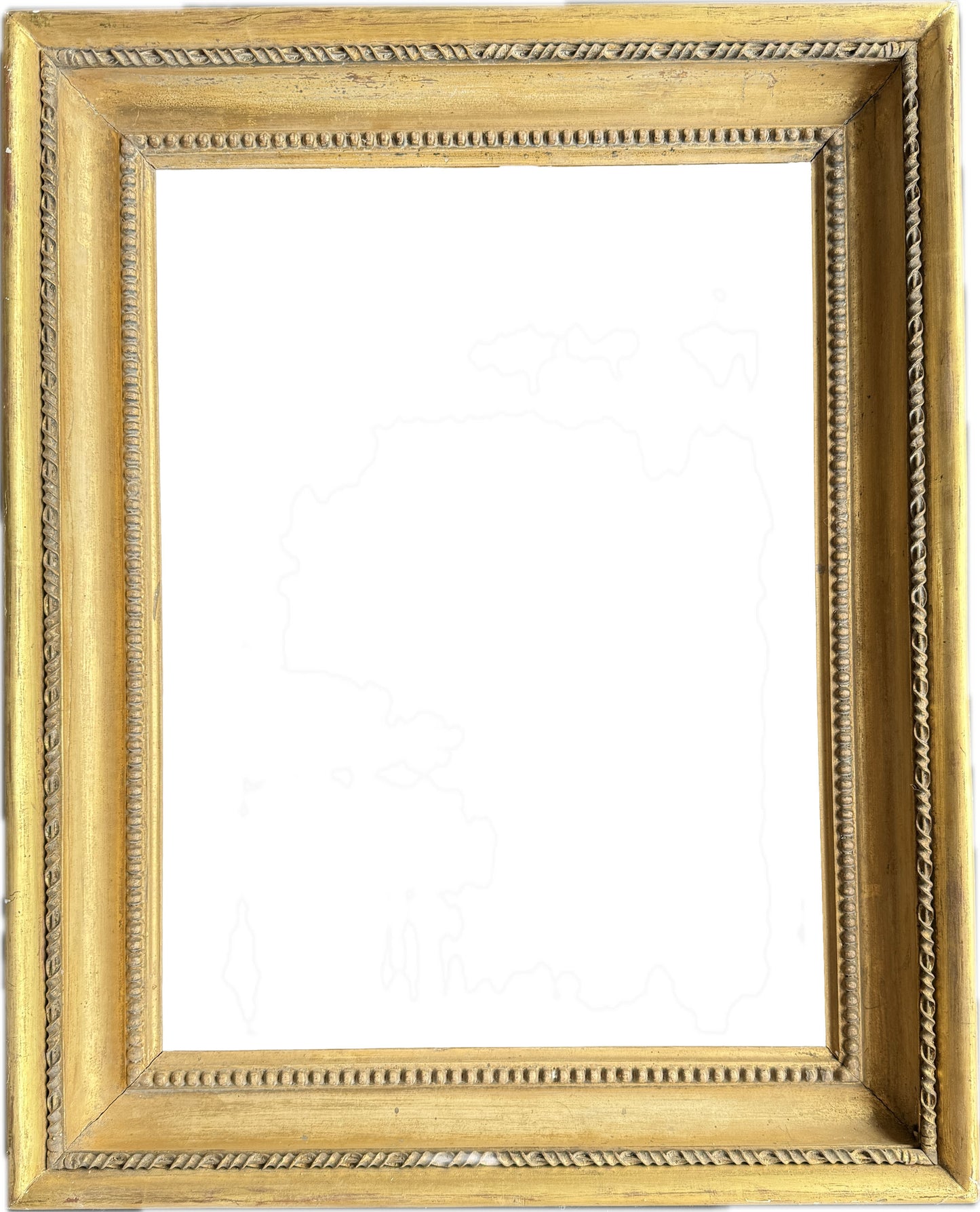 English 18th century carved and gilt frame