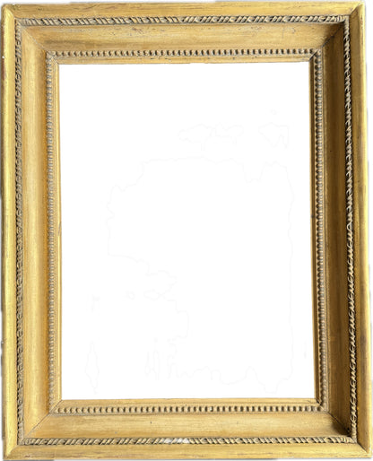 English 18th century carved and gilt frame