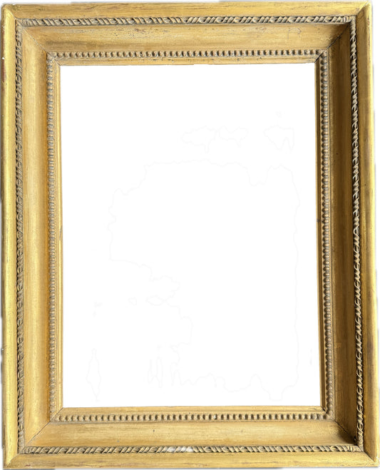 English 18th century carved and gilt frame