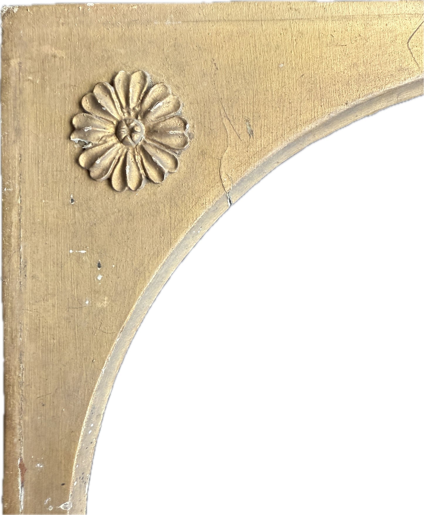 Georgian round gilt slip