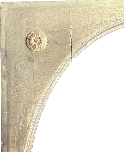 Georgian oval gilt slip