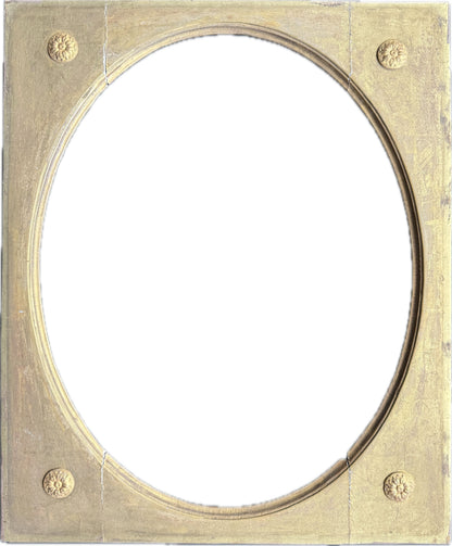 Georgian oval gilt slip