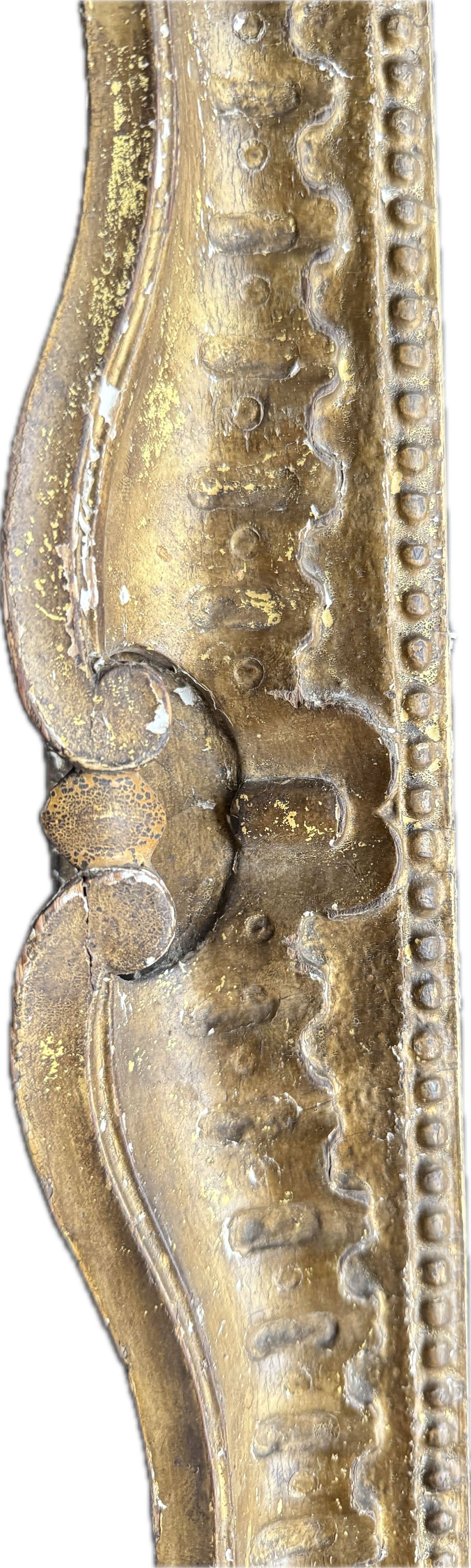 18th century English ornately carved frame