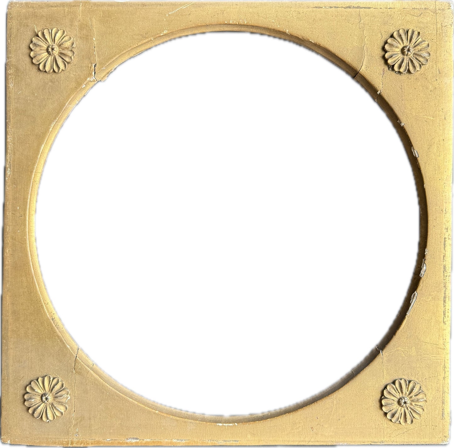 Georgian round gilt slip