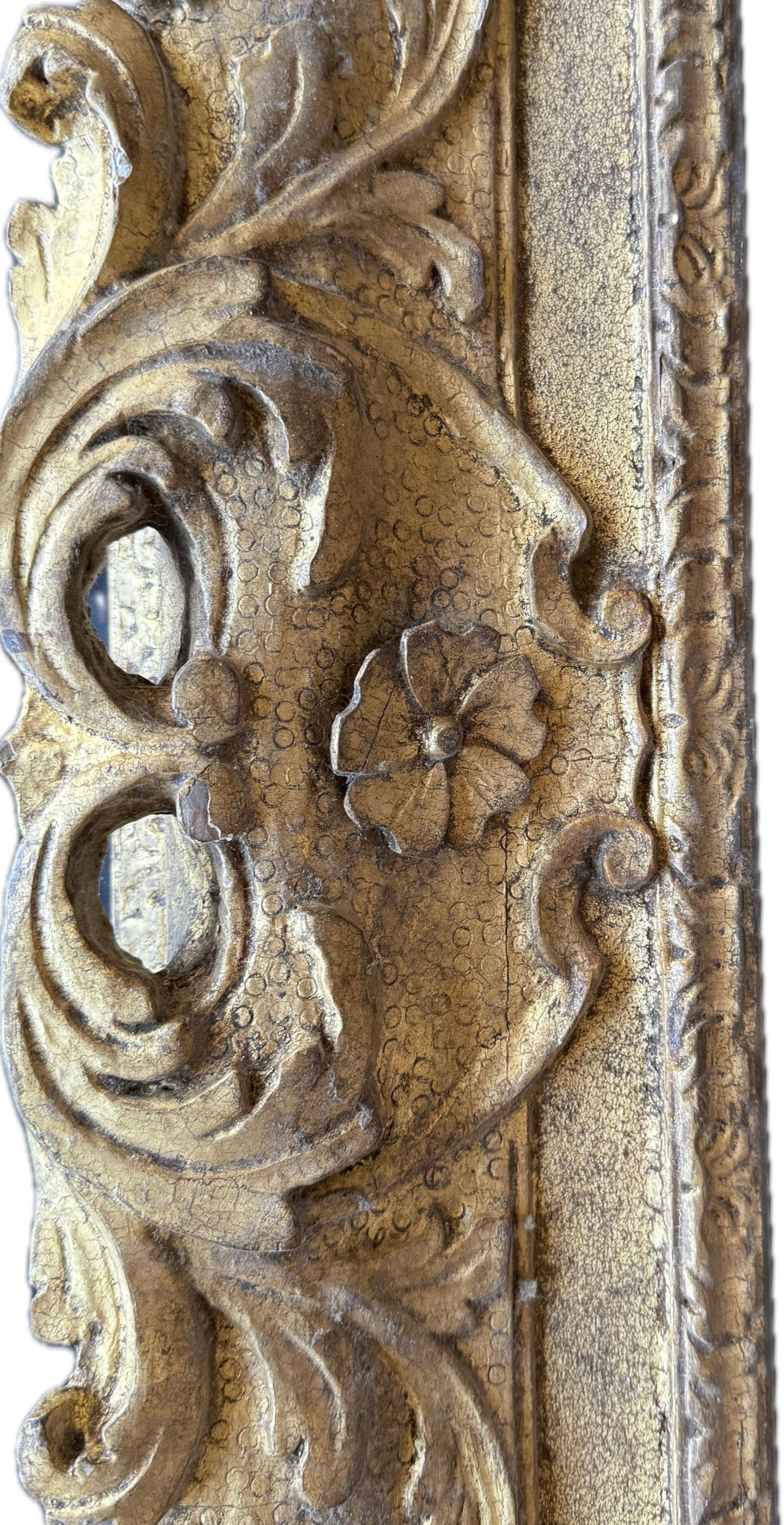 English 17th century carved frame