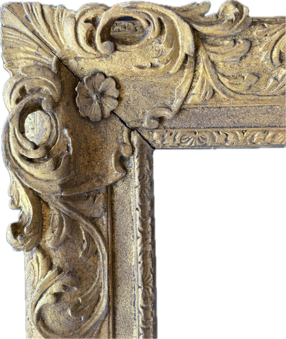 English 17th century carved frame