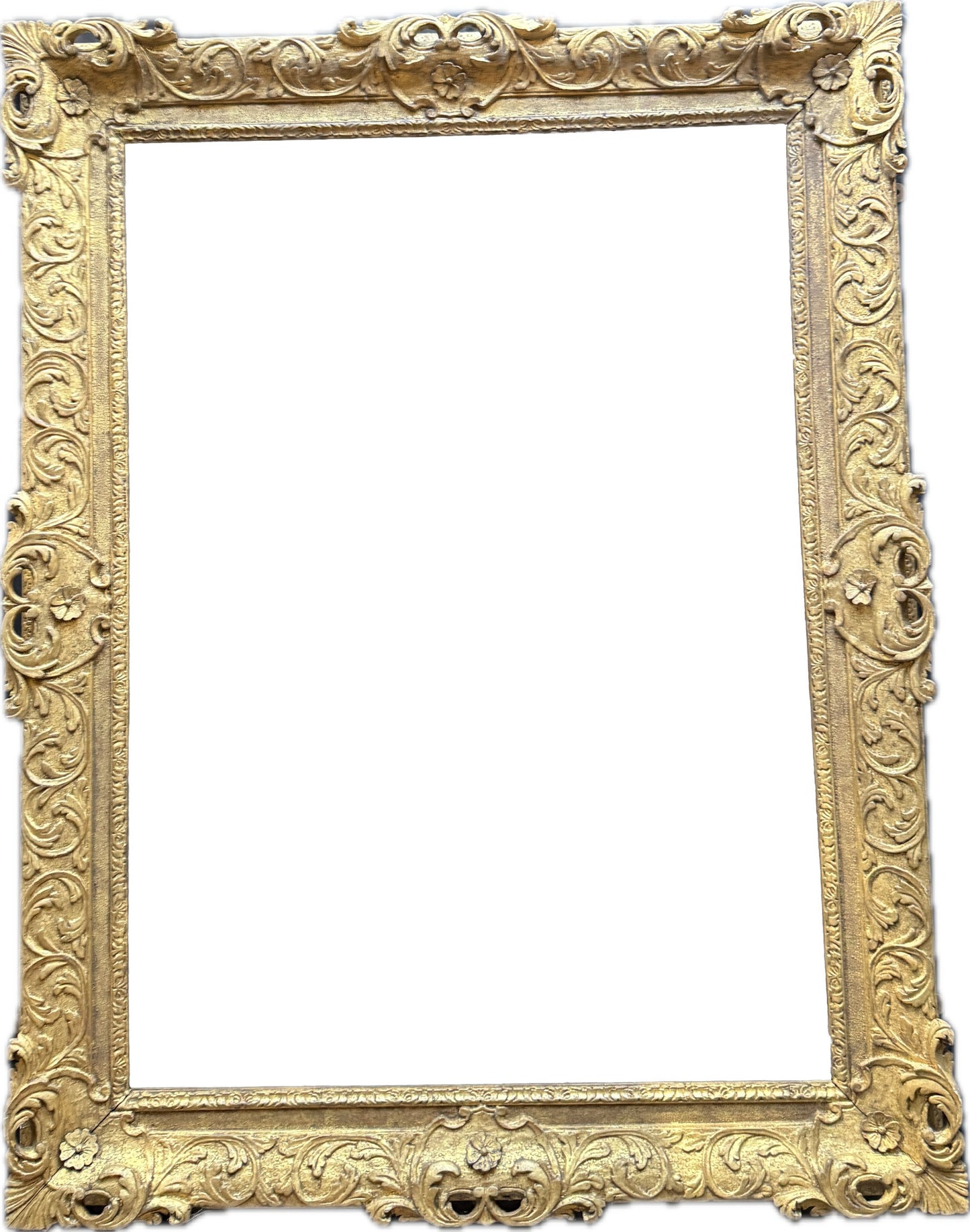 English 17th century carved frame
