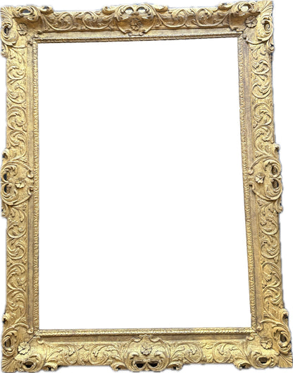 English 17th century carved frame