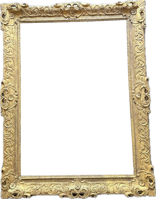 English 17th century carved frame