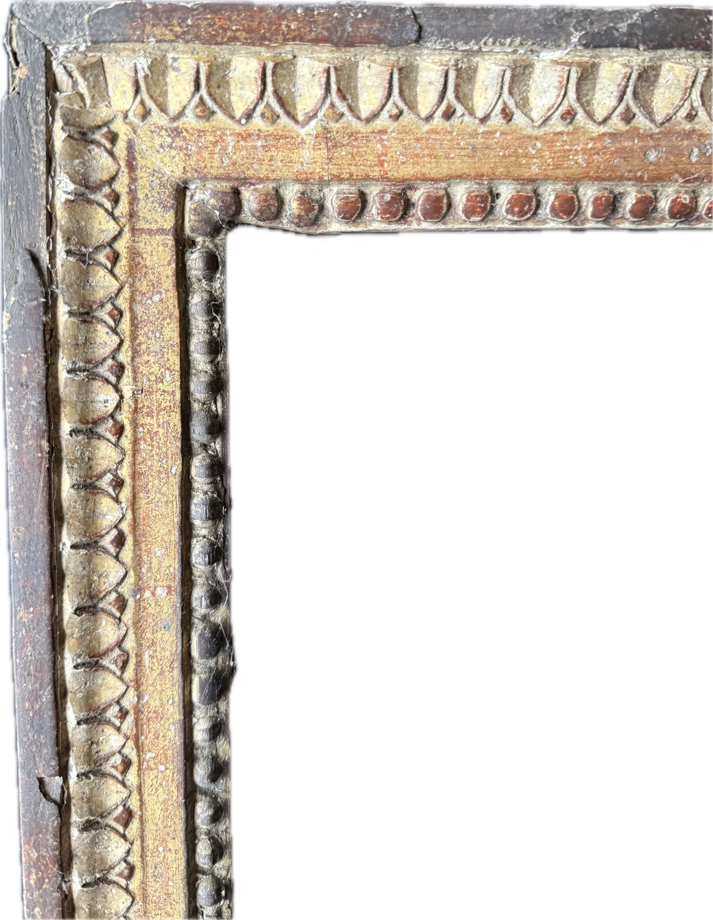 French 18th century carved and gilt frame