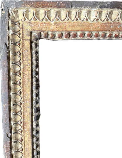 French 18th century carved and gilt frame