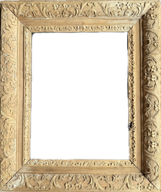 17th century English stripped pine frame