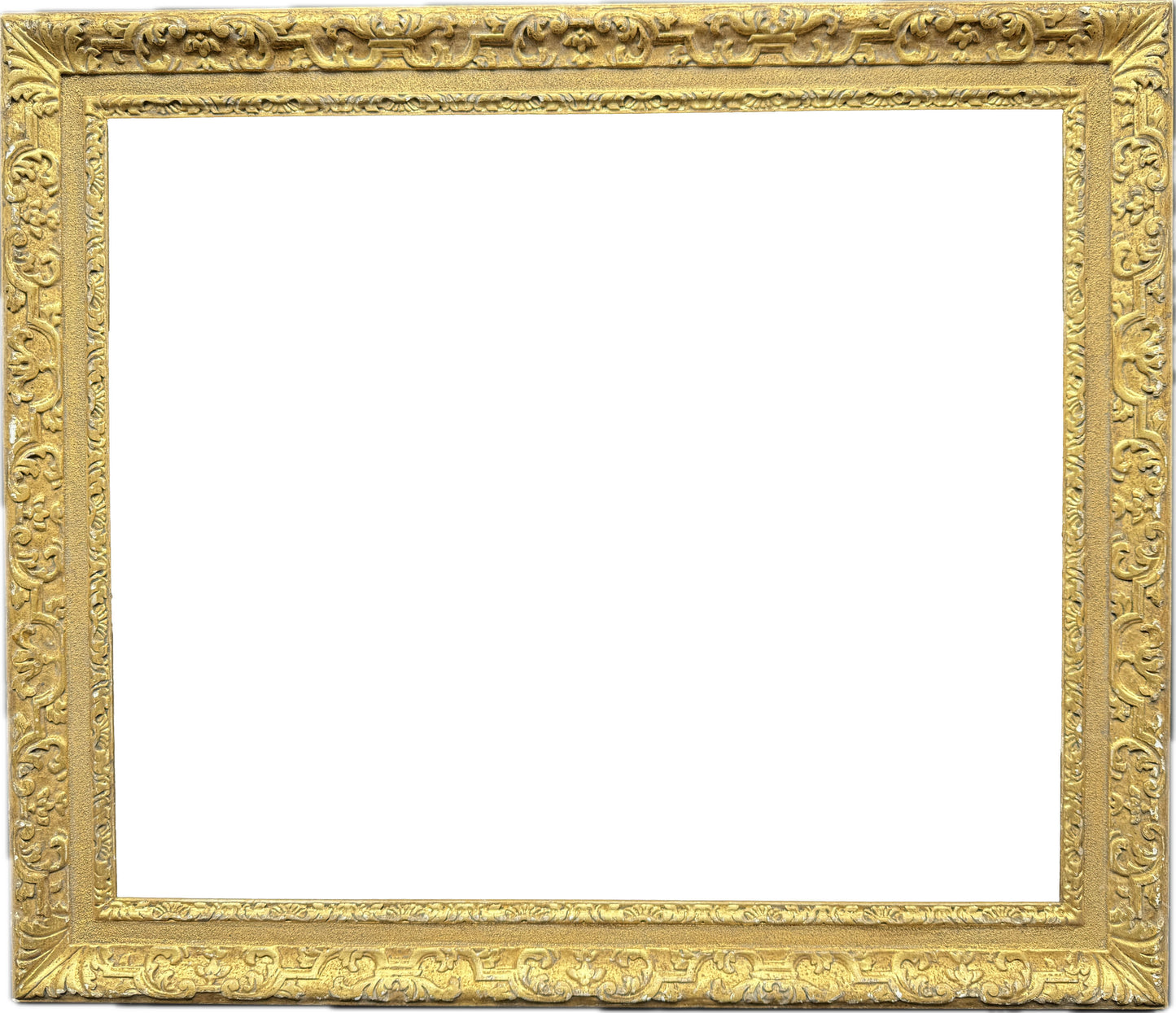 English 17th century carved and gilded frame