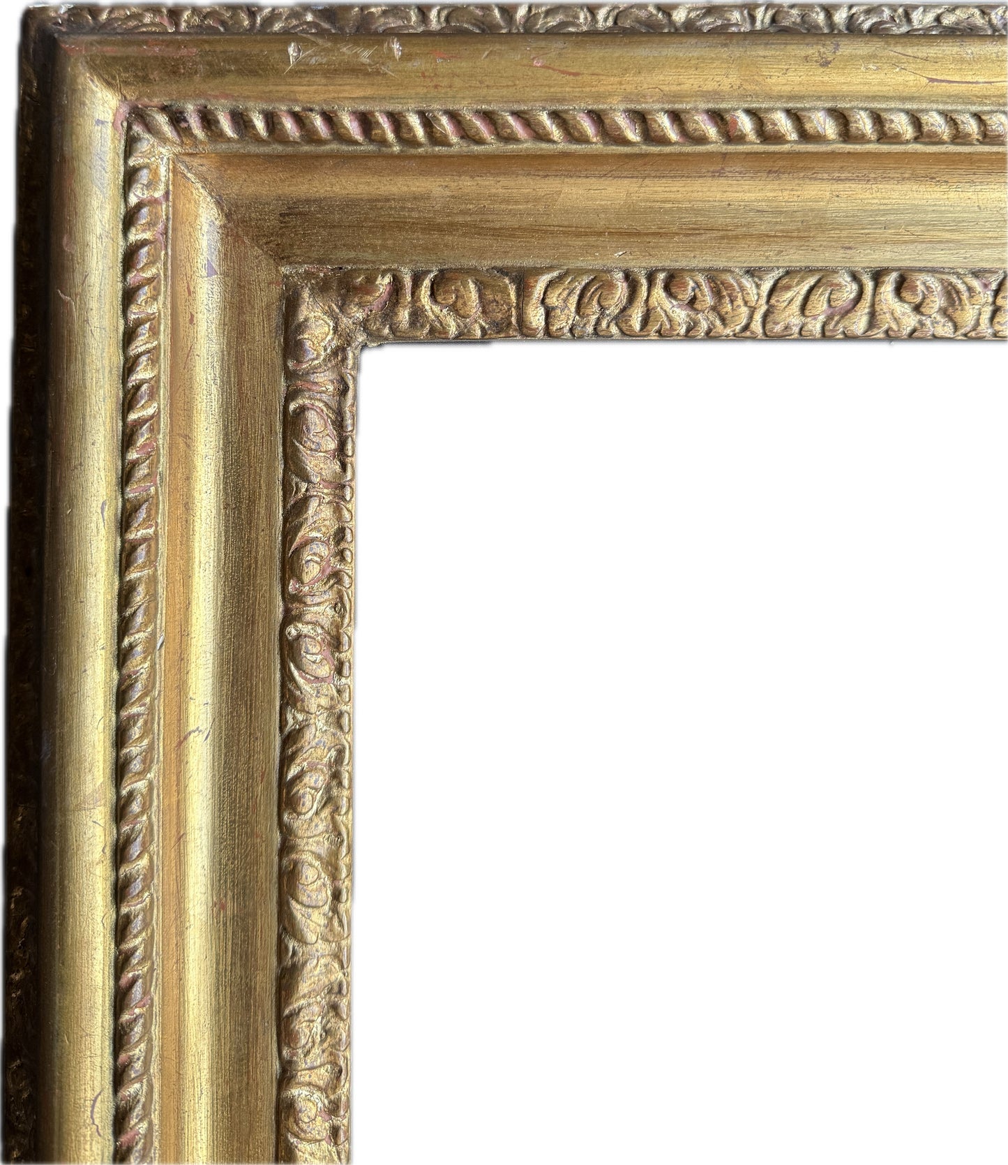 A carved and gilt frame Italian 17th century style