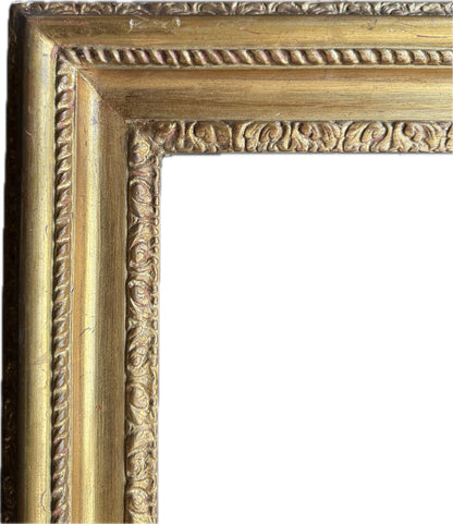 A carved and gilt frame Italian 17th century style