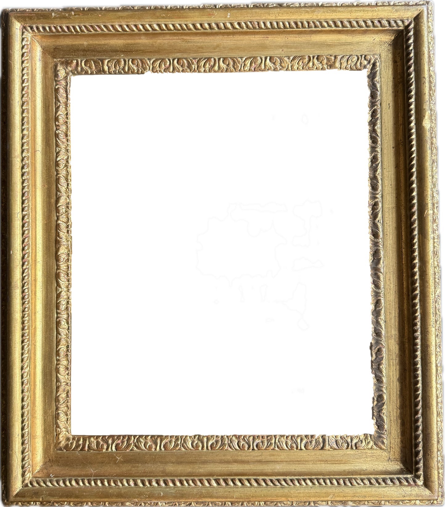 A carved and gilt frame Italian 17th century style