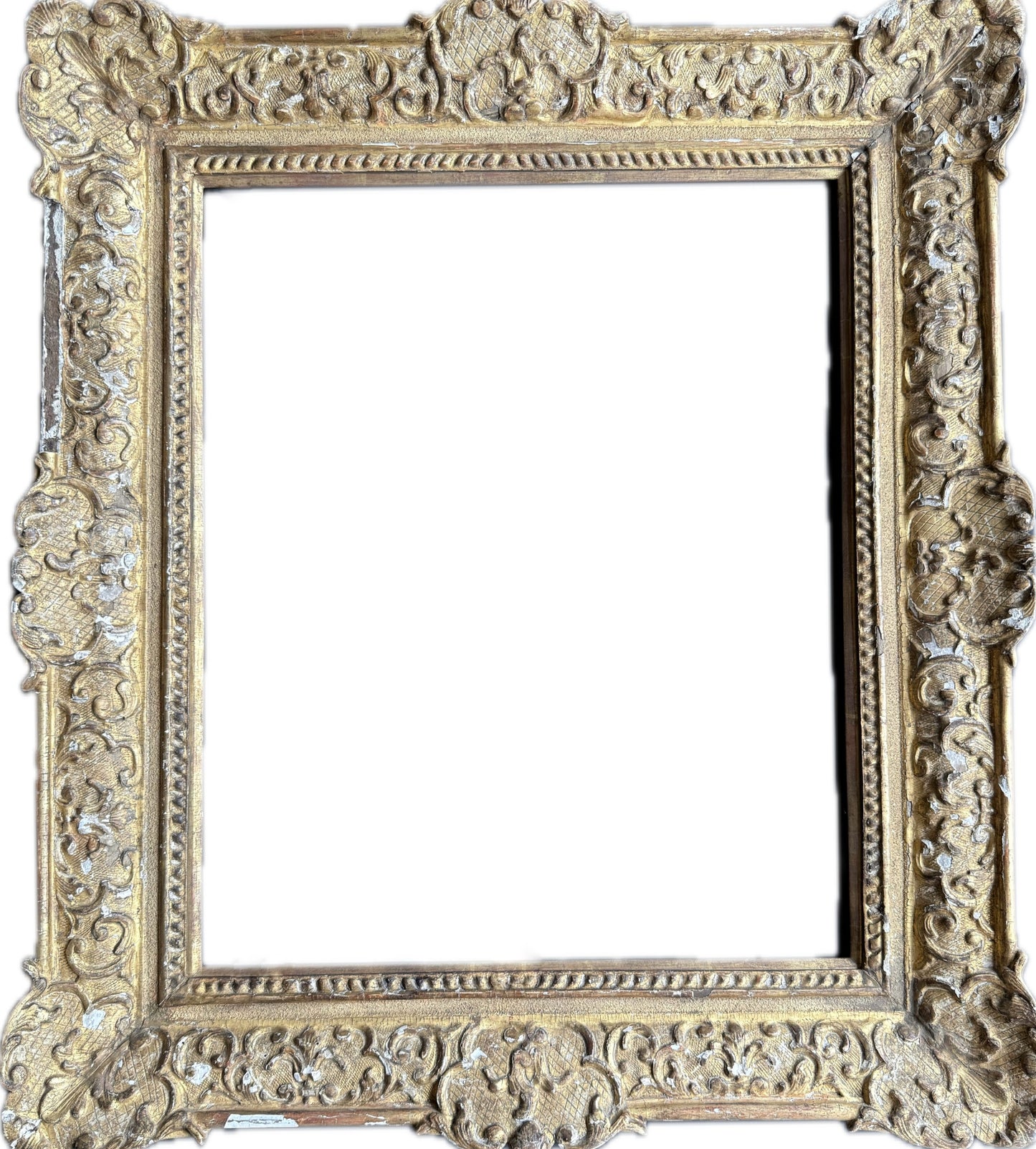 17th century ornately carved French frame