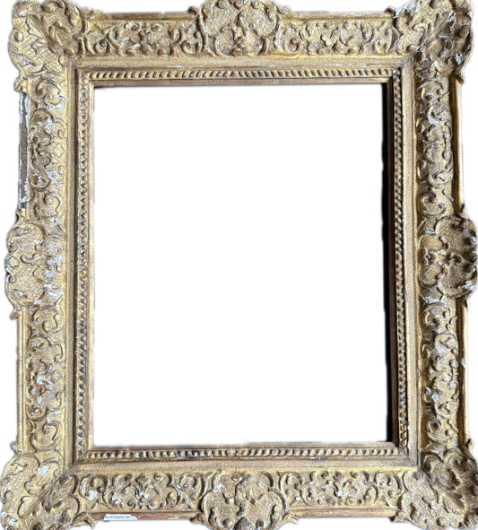 17th century ornately carved French frame