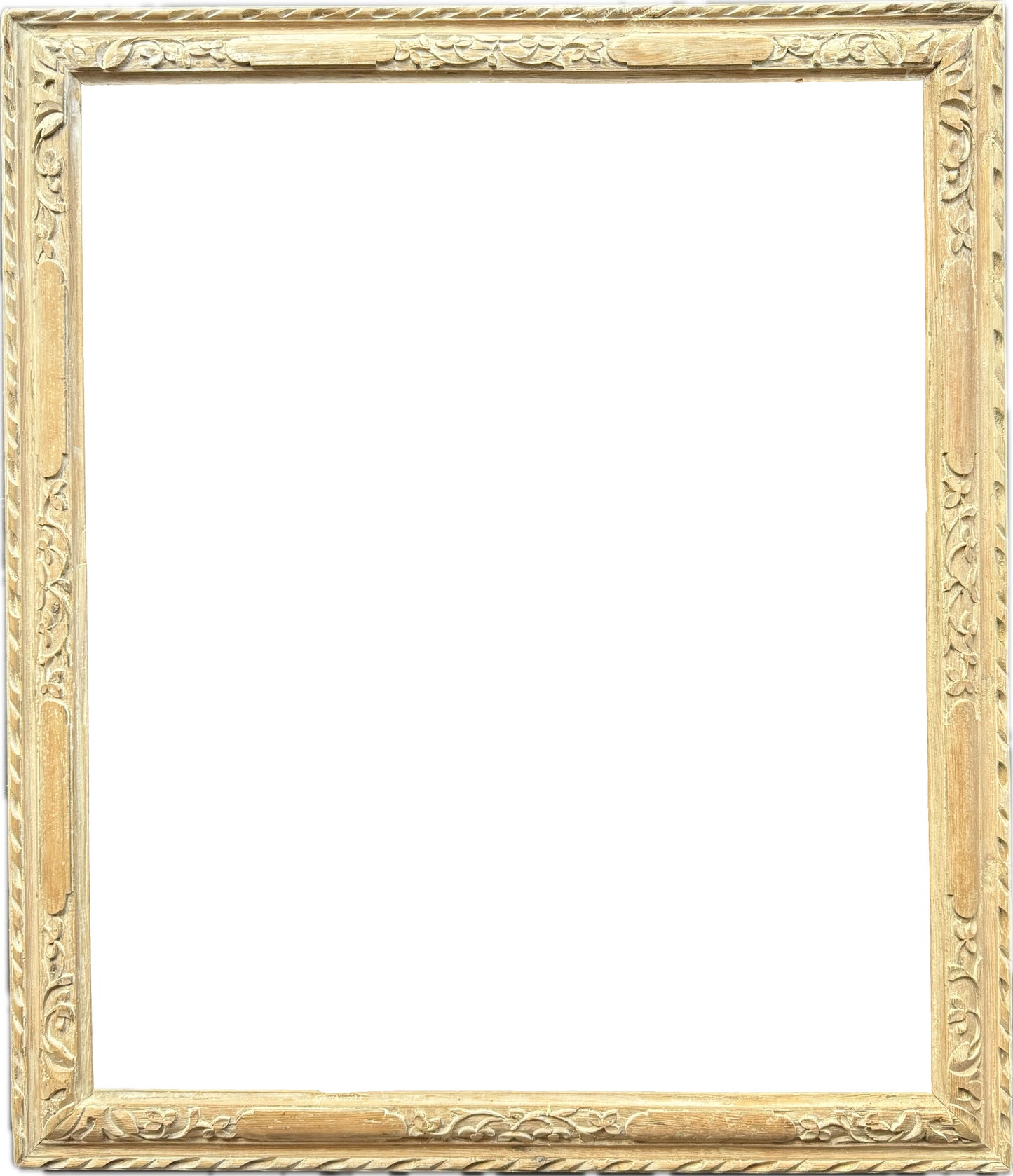 An English stripped 19th century Lely style frame