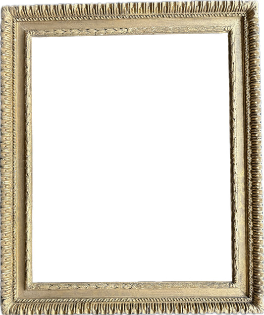 English 18th century exquisitely carved gilt frame