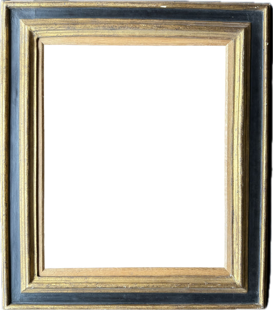 17th century Italian black and gilt frame