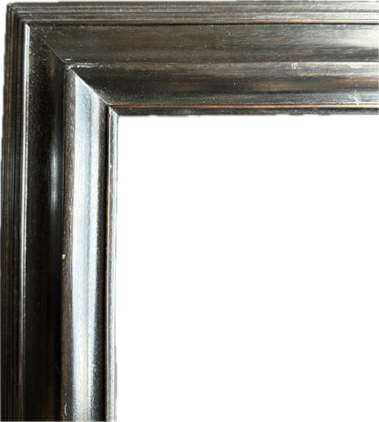 Dark wood frame