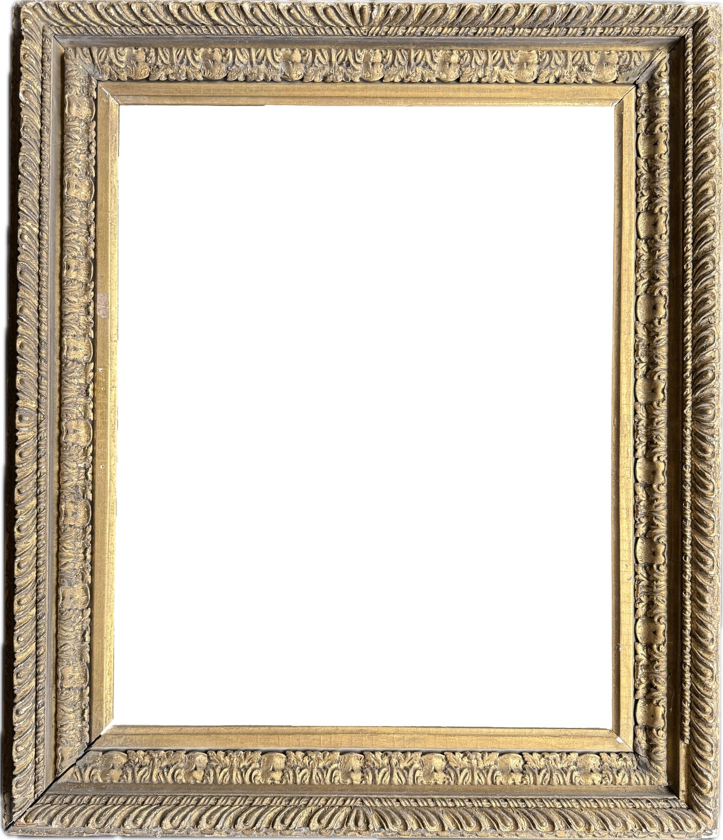An intricately carved English 17th century Carlo Maratta frame