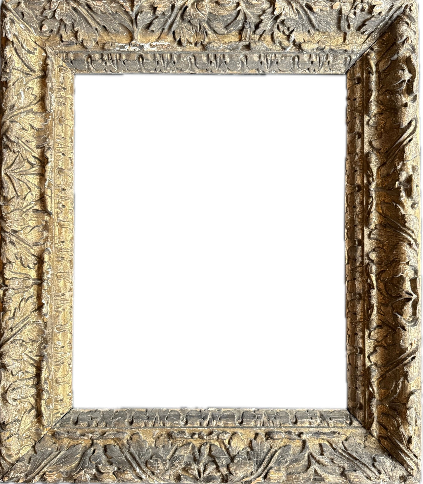 English 17th century caved frame
