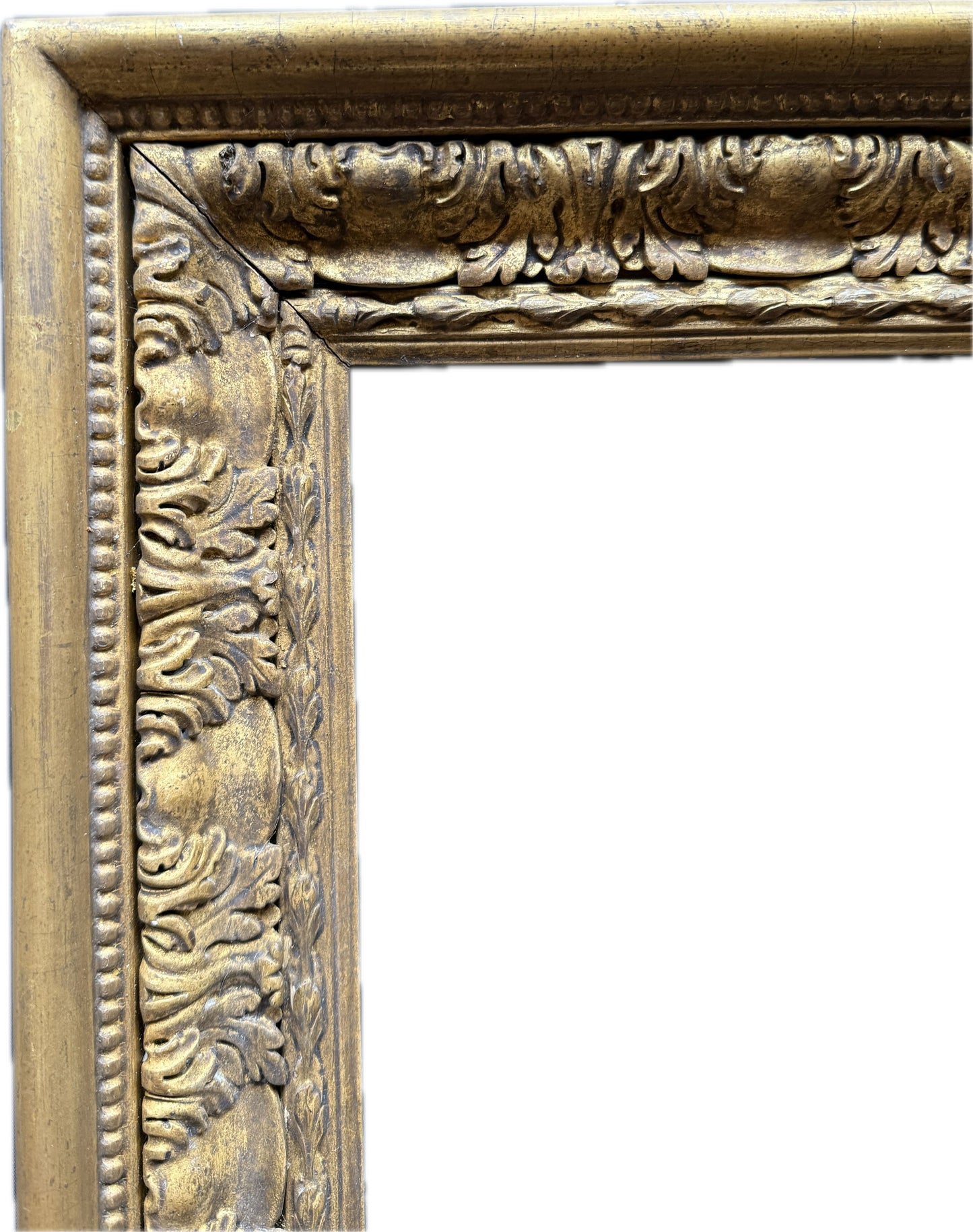 A 17th century carved English carlo marratta frame