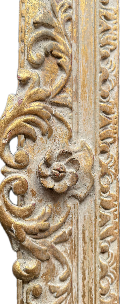 A 19th century English carved and gilt frame in the 17th century style