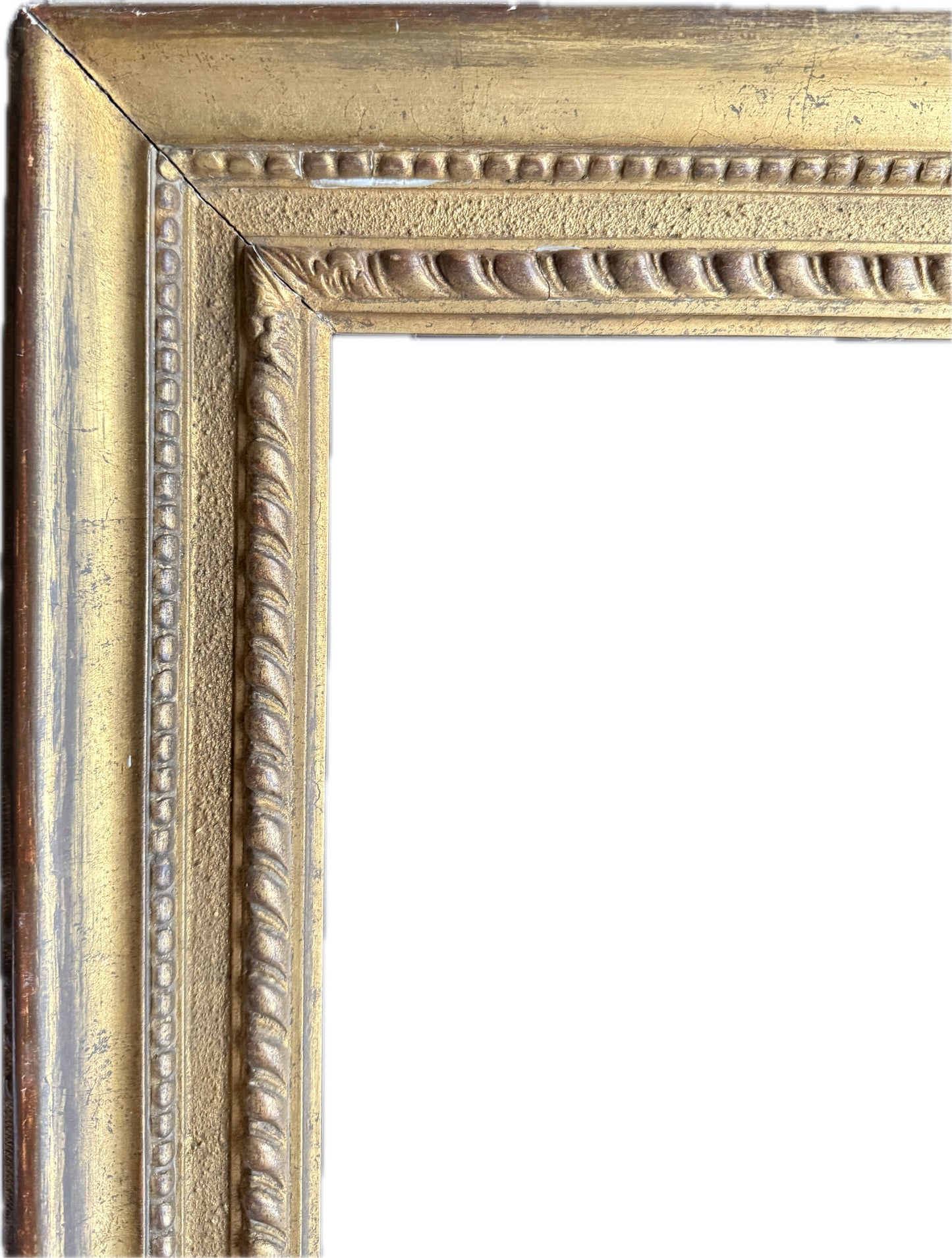 French empire style frame with gadrooned detailing
