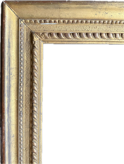 French empire style frame with gadrooned detailing