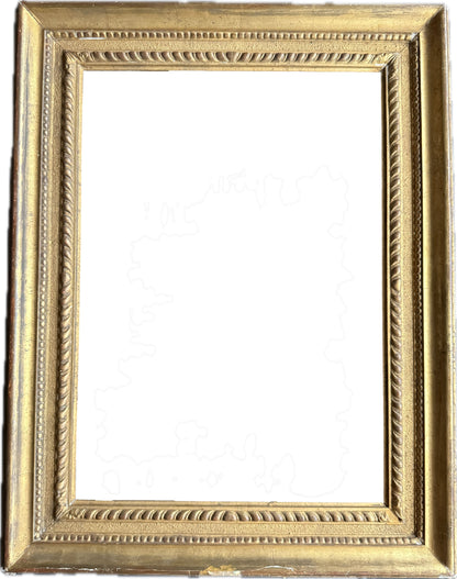French empire style frame with gadrooned detailing