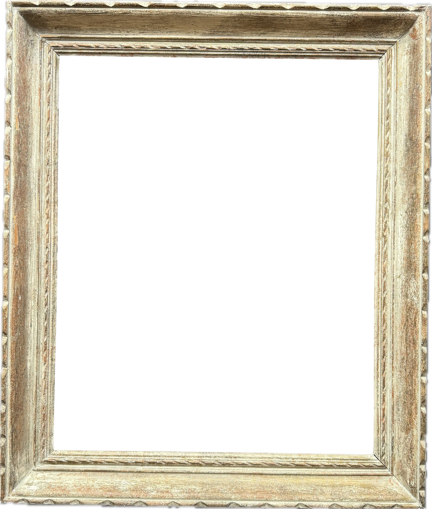 French painted and carved mid century montparnasse frame