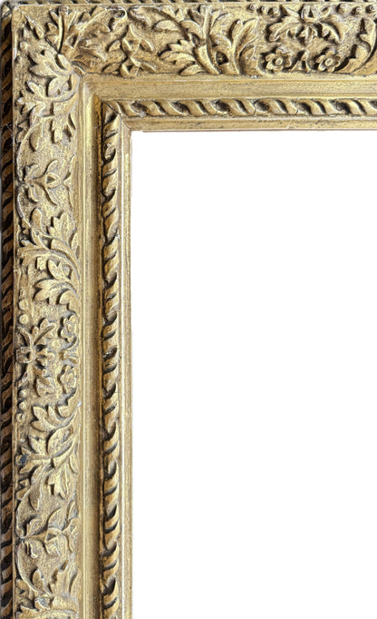 English ornately carved 19th century gilt frame