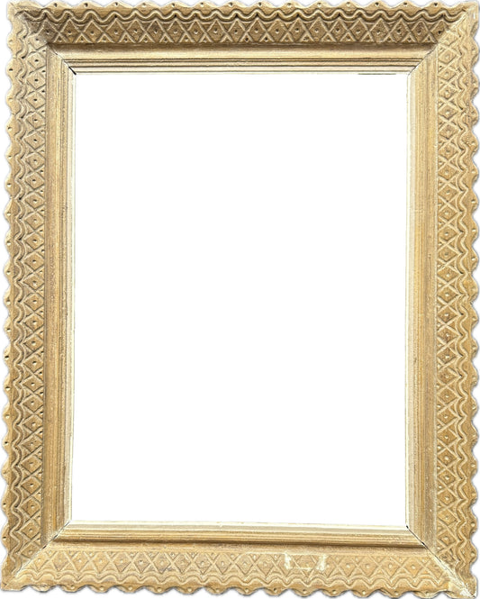 French mid 20th century carved montparnasse frame
