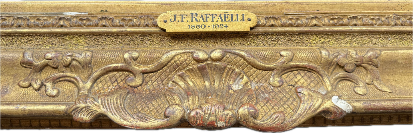 19th century French Louis XIV style gilt frame