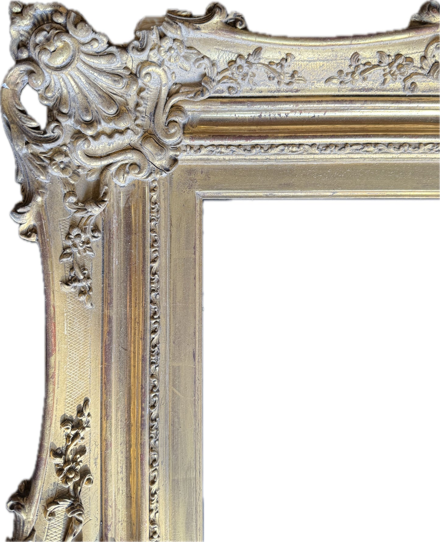 French 19th century Rococo-style gilt frame