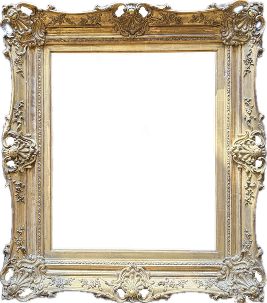 French 19th century Rococo-style gilt frame