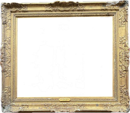19th century French Louis XIV style gilt frame