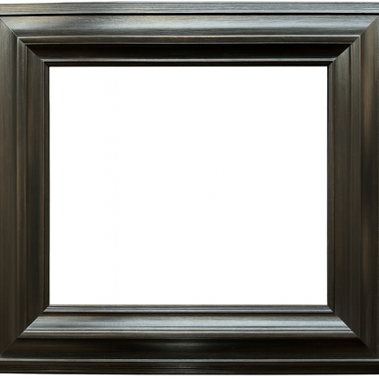 Dark wood frame